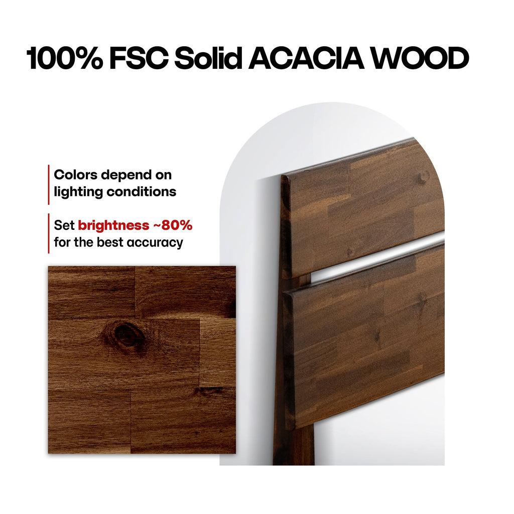 Aurora Solid Wood Bed Frame