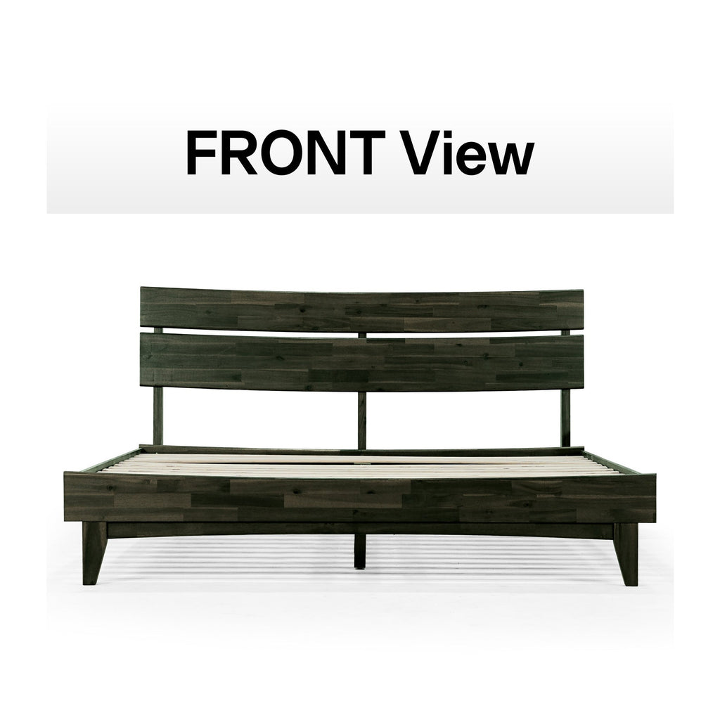 Aurora Solid Wood Bed Frame