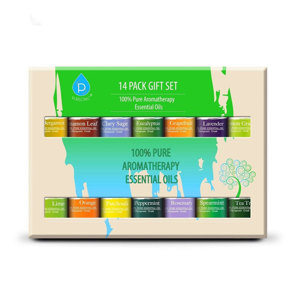 Authentic 14 Pack Essential Oils Kit | DC-PURSONIC
