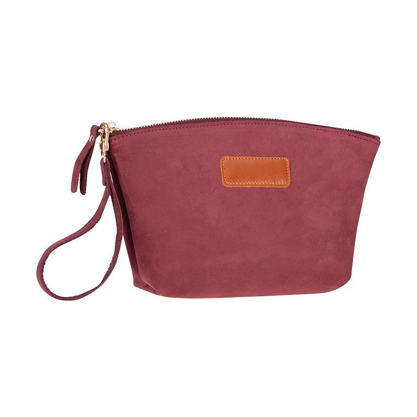 Avondale Premium Leather Dopp Kit - Travel Makeup Bag for Men & Women