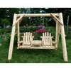 Handcrafted Cedar Wooden Garden Swing For Ultimate Comfort by Cedar Creek Rustic Furniture