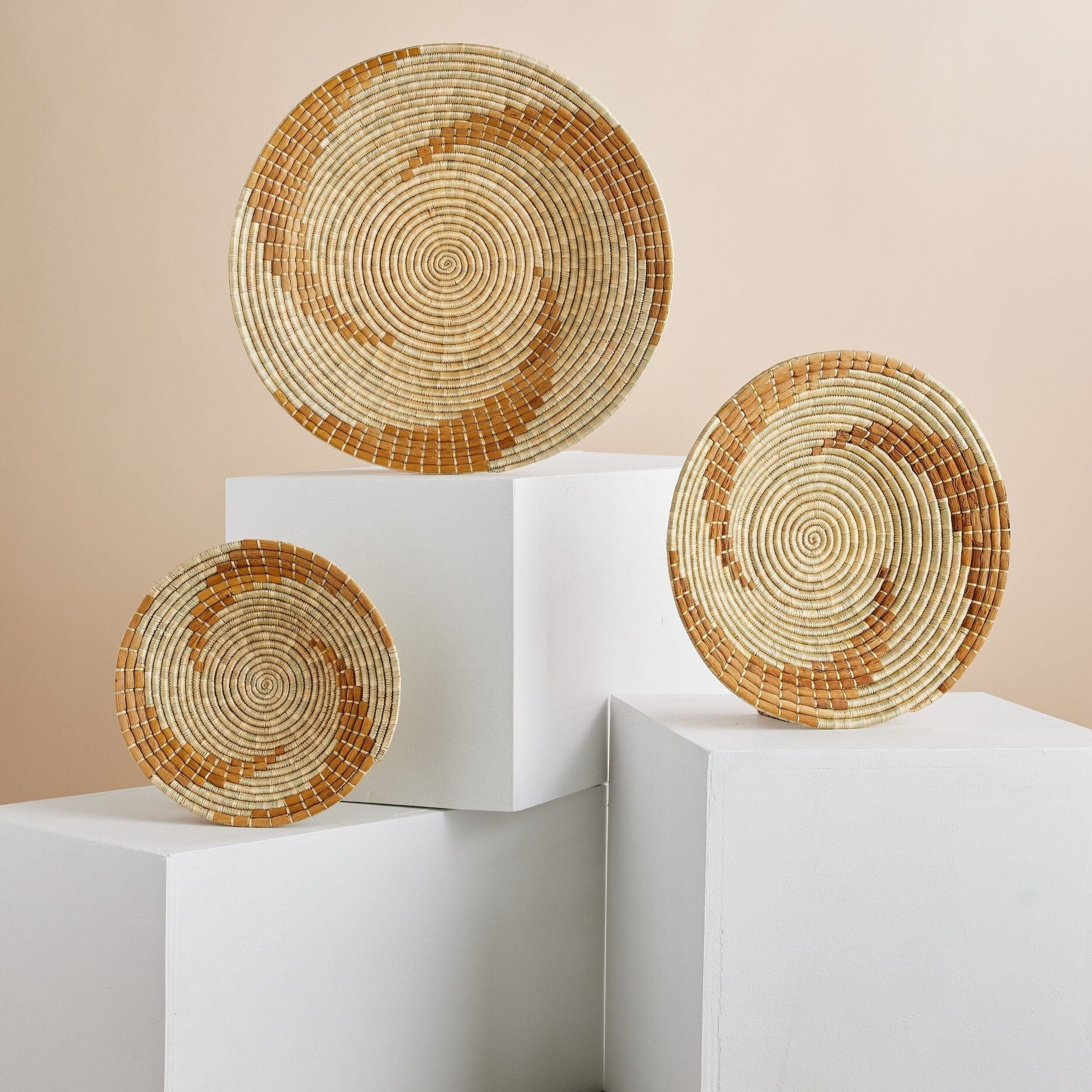 Bahari Banana Bark Wall Basket