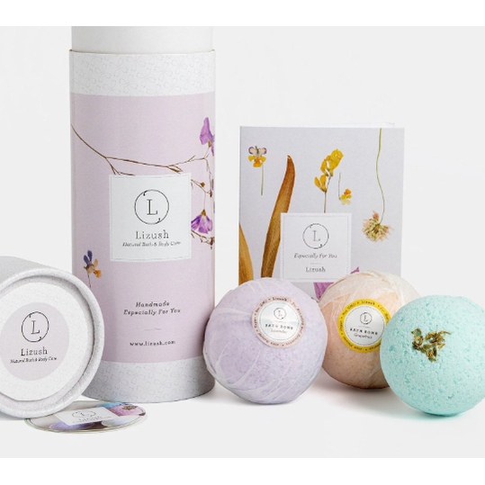 Bath Bomb Spa Gift Set | Natural Relaxation Gift for Her