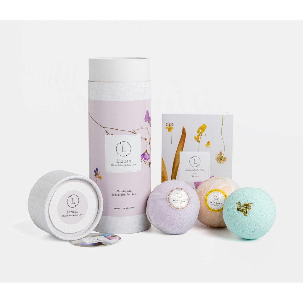Bath Bomb Spa Gift Set | Natural Relaxation Gift for Her