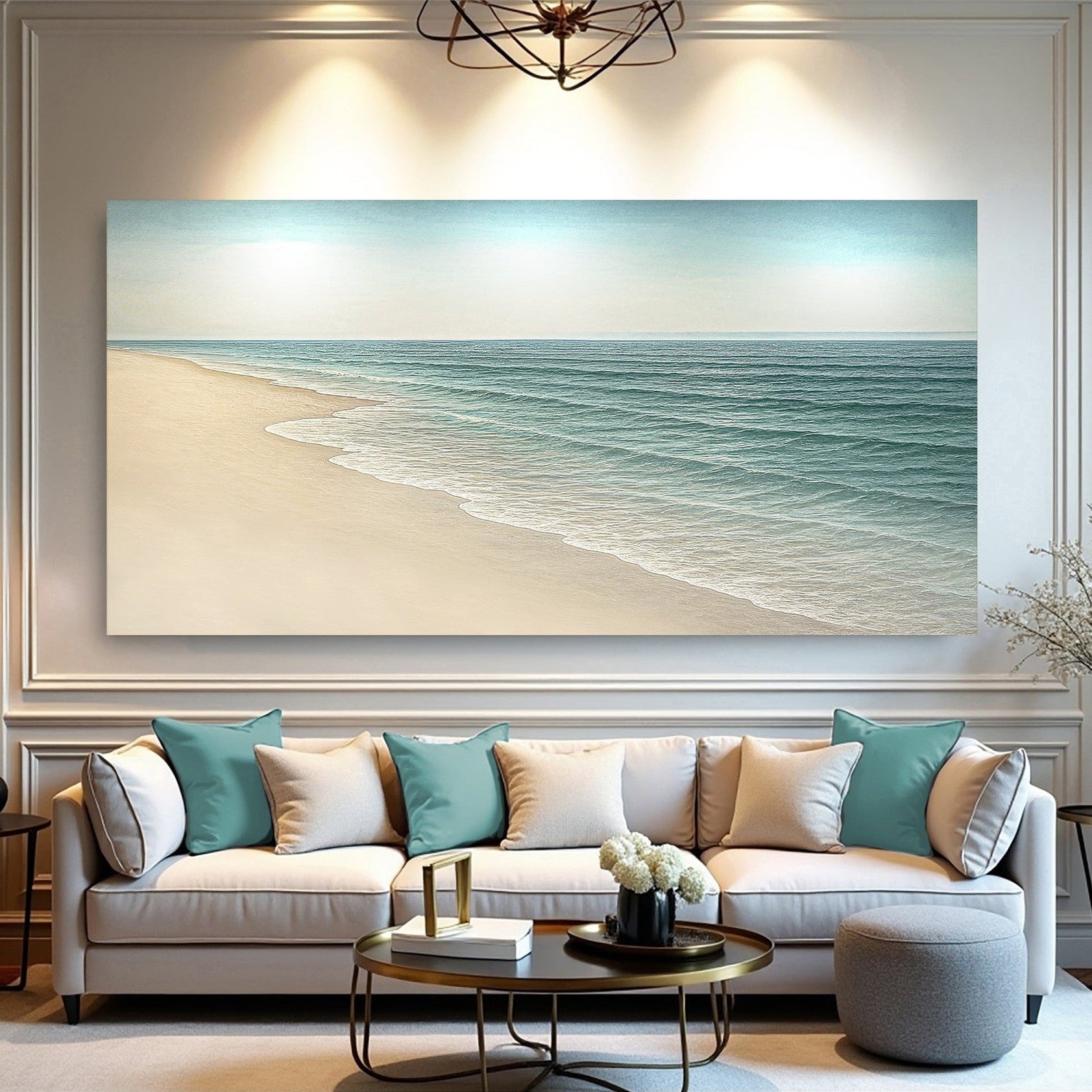 Beach Shoreline Coastal Wall Art II