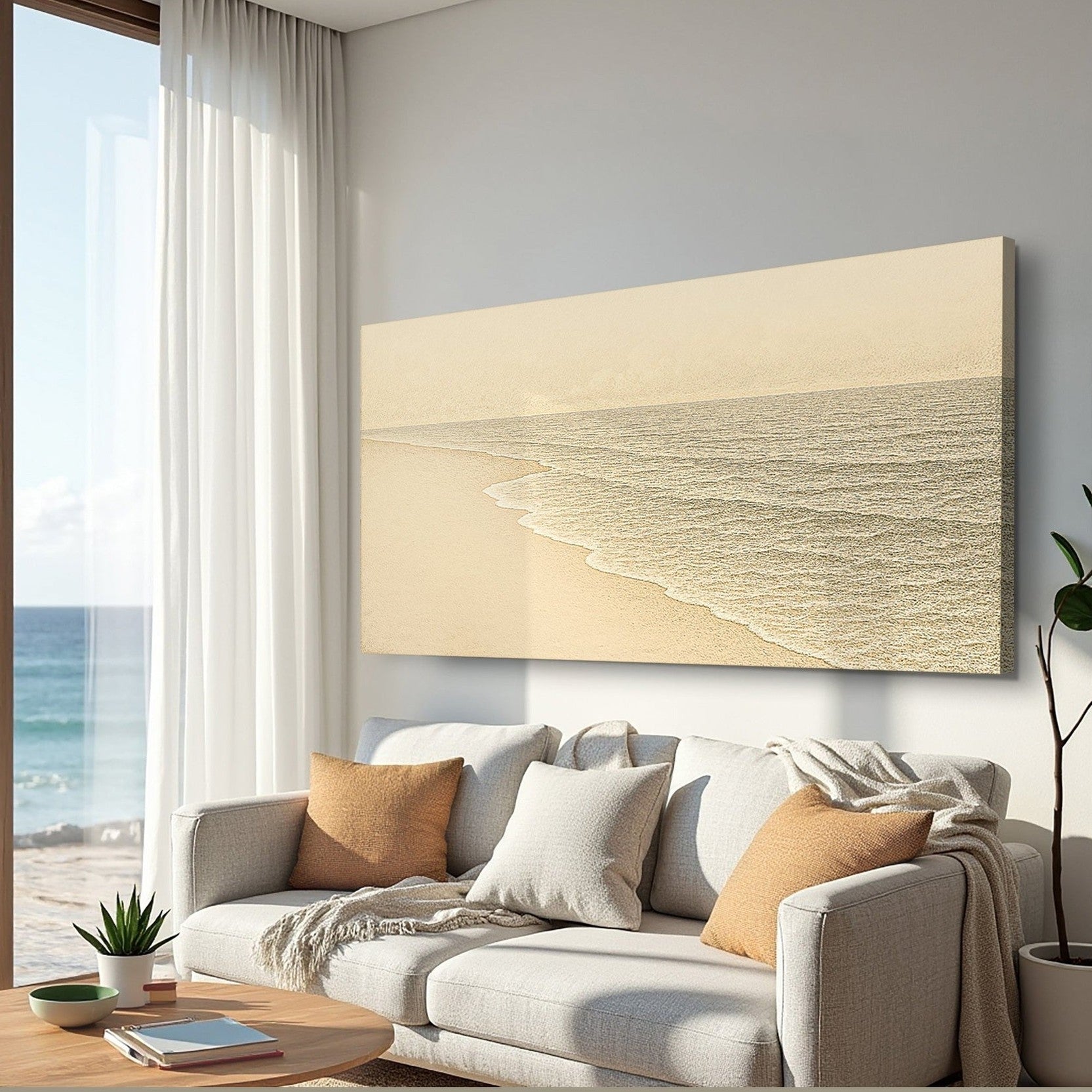 Beach Shoreline Coastal Wall Art III