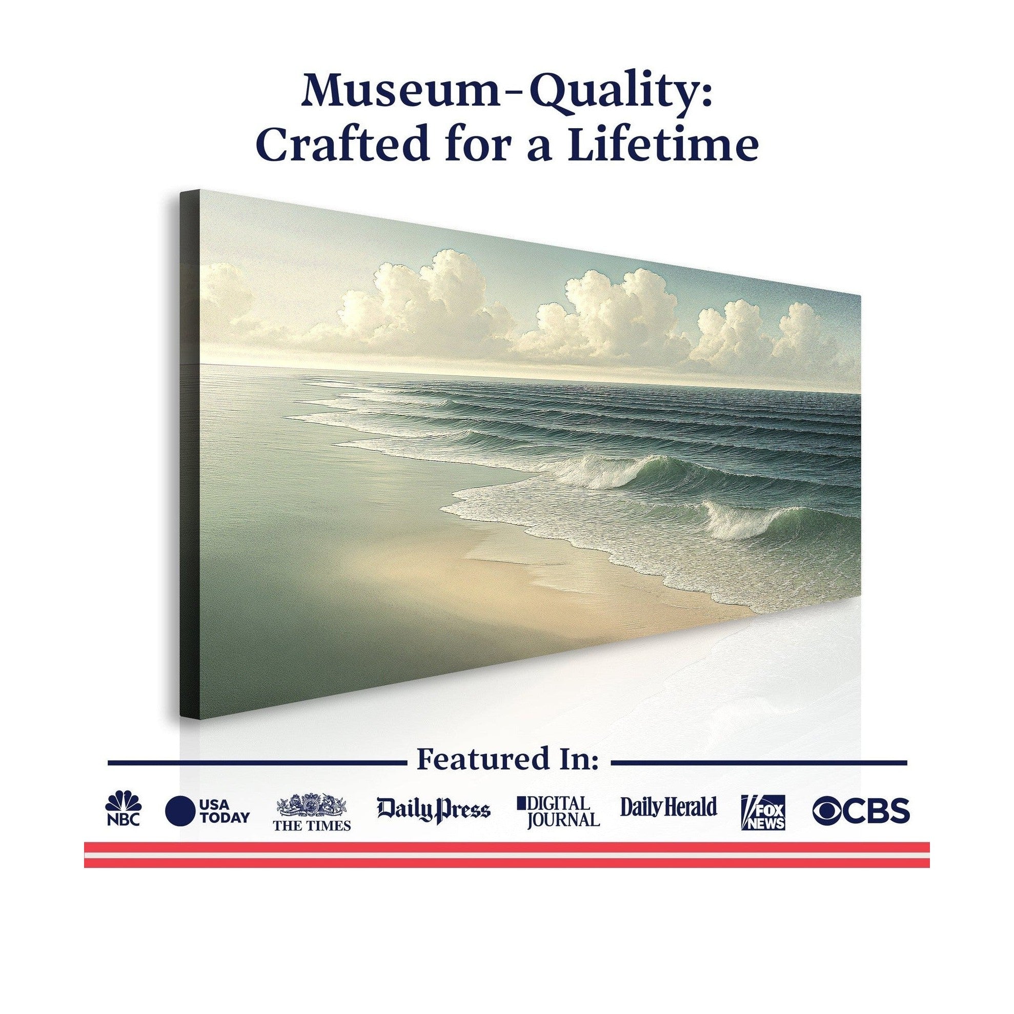 Beach Shoreline Coastal Wall Art VI