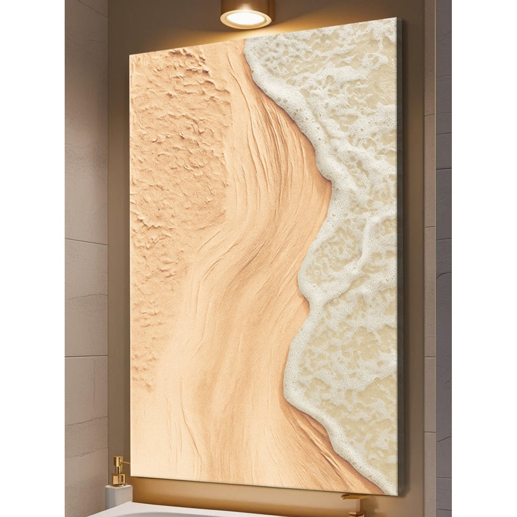 Beige Beach Coastal Wall Art