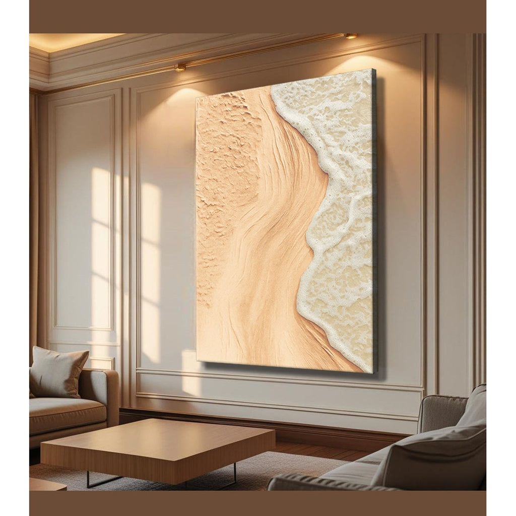 Beige Beach Coastal Wall Art