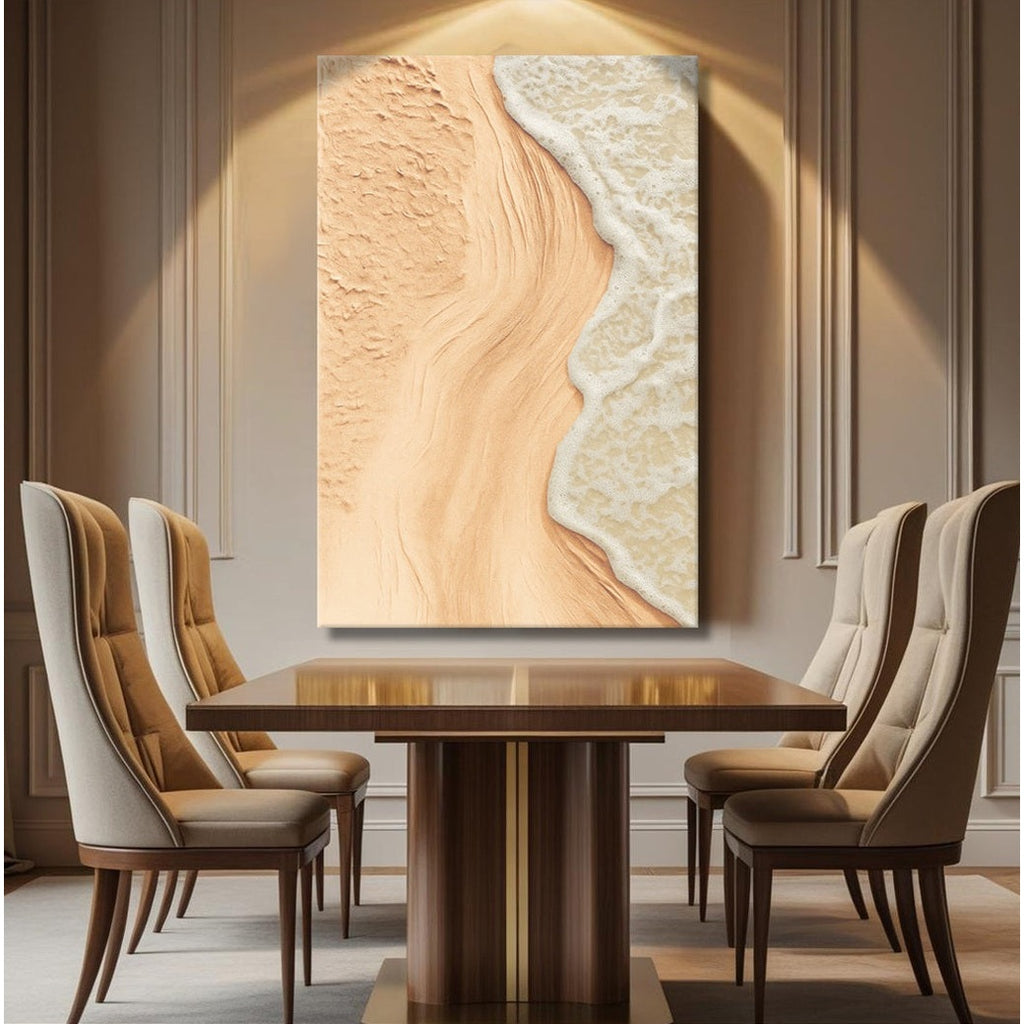 Beige Beach Coastal Wall Art