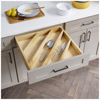 Birch Angled Utensil Drawer Insert | Effortless Kitchen Organization