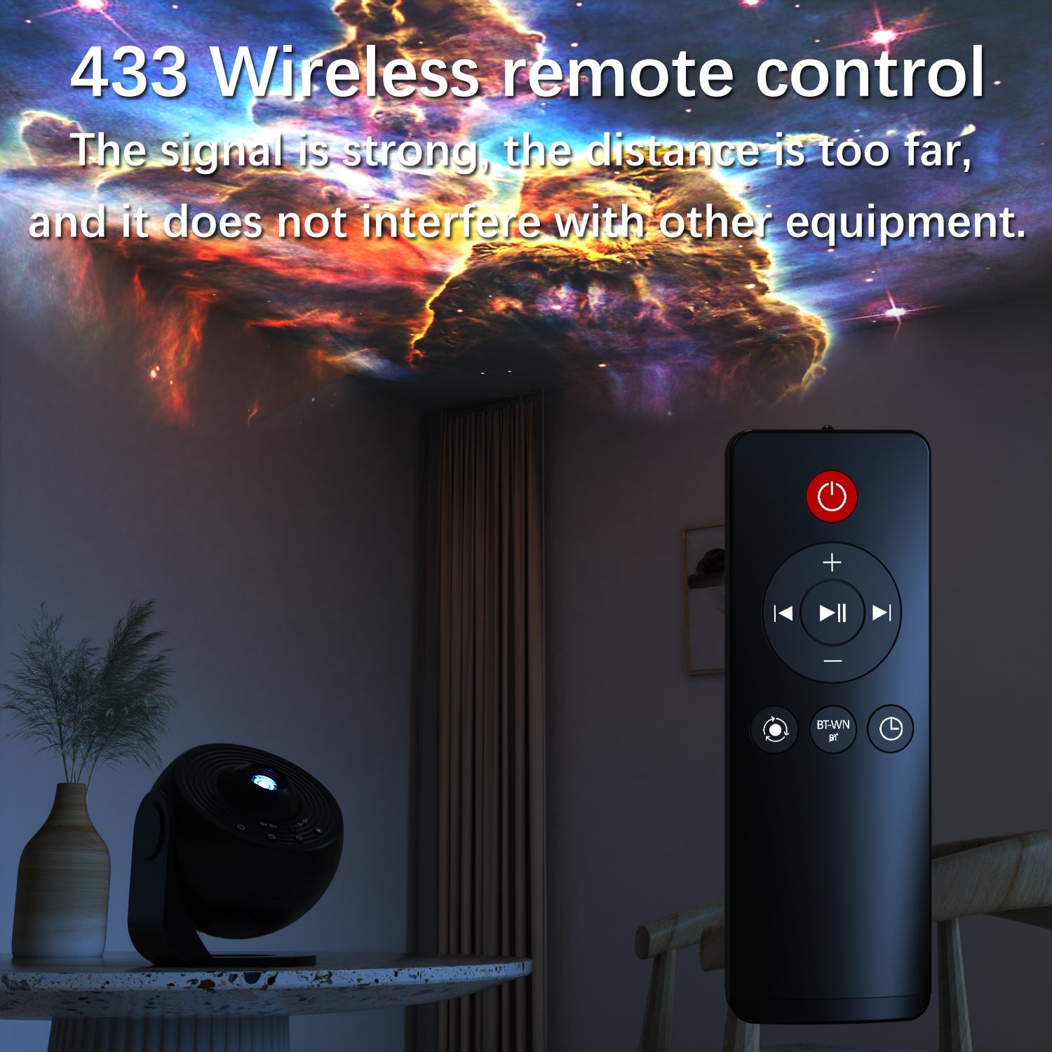 Bluetooth Galaxy Star Projector Night Light | Stellabliss