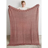 Bobble Lace Edged Eco-Cotton Throw