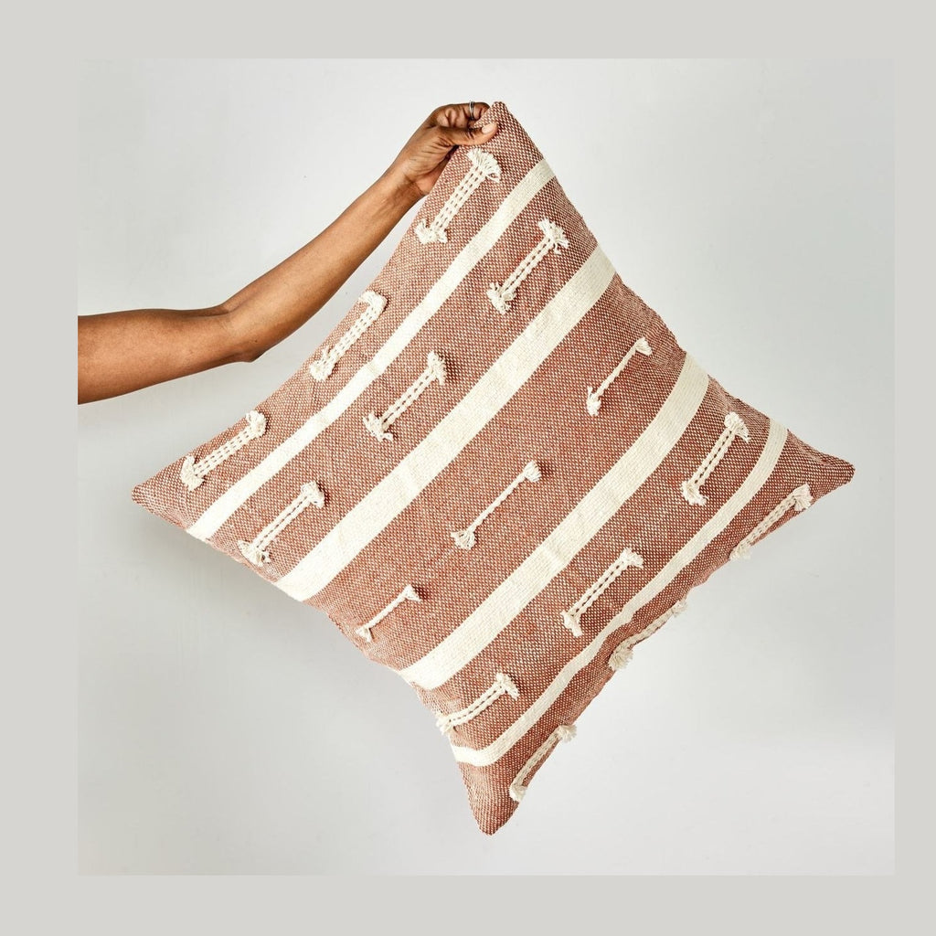 Boho Sienna Euro Sham Cotton Throw Pillow