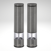 "Boston" Electric Salt and Pepper Mill, s/s, acrylic, 2" dia. x 9" by Küchenprofi USA