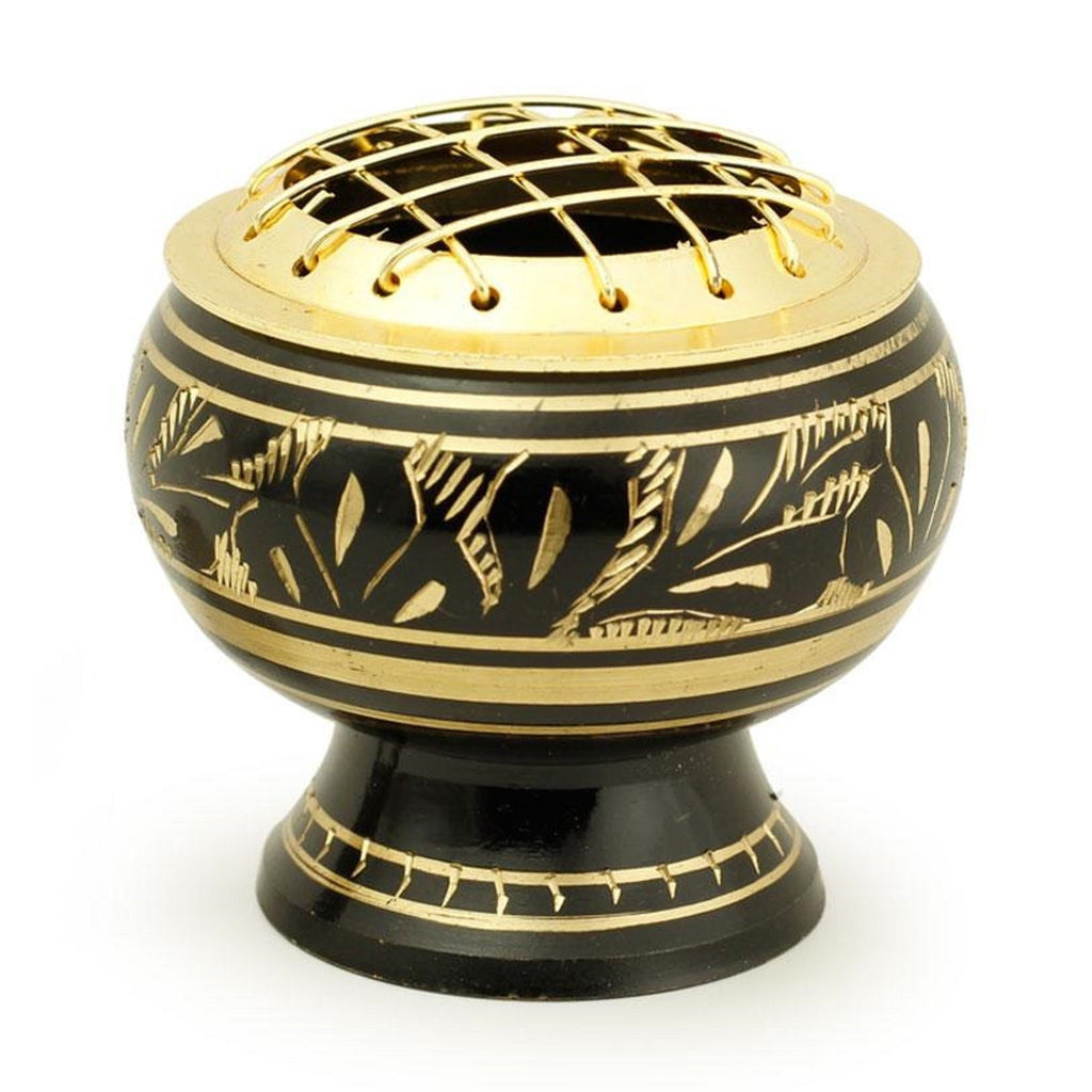 Brass Incense Burner Net Top Ornament | DC-OMSutra