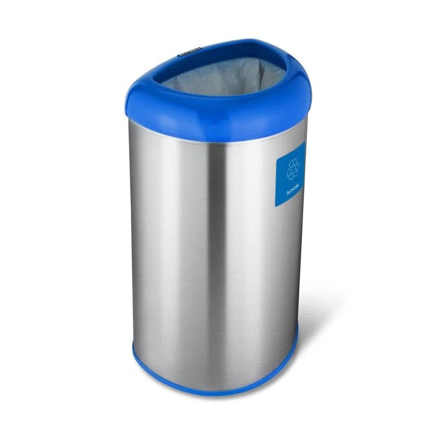 Brushed Stainless Steel Kitchen Trash Can | HomePacific