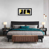[Buy 1 Get 1] Aurora Solid Wood Bed Frame & Nightstand