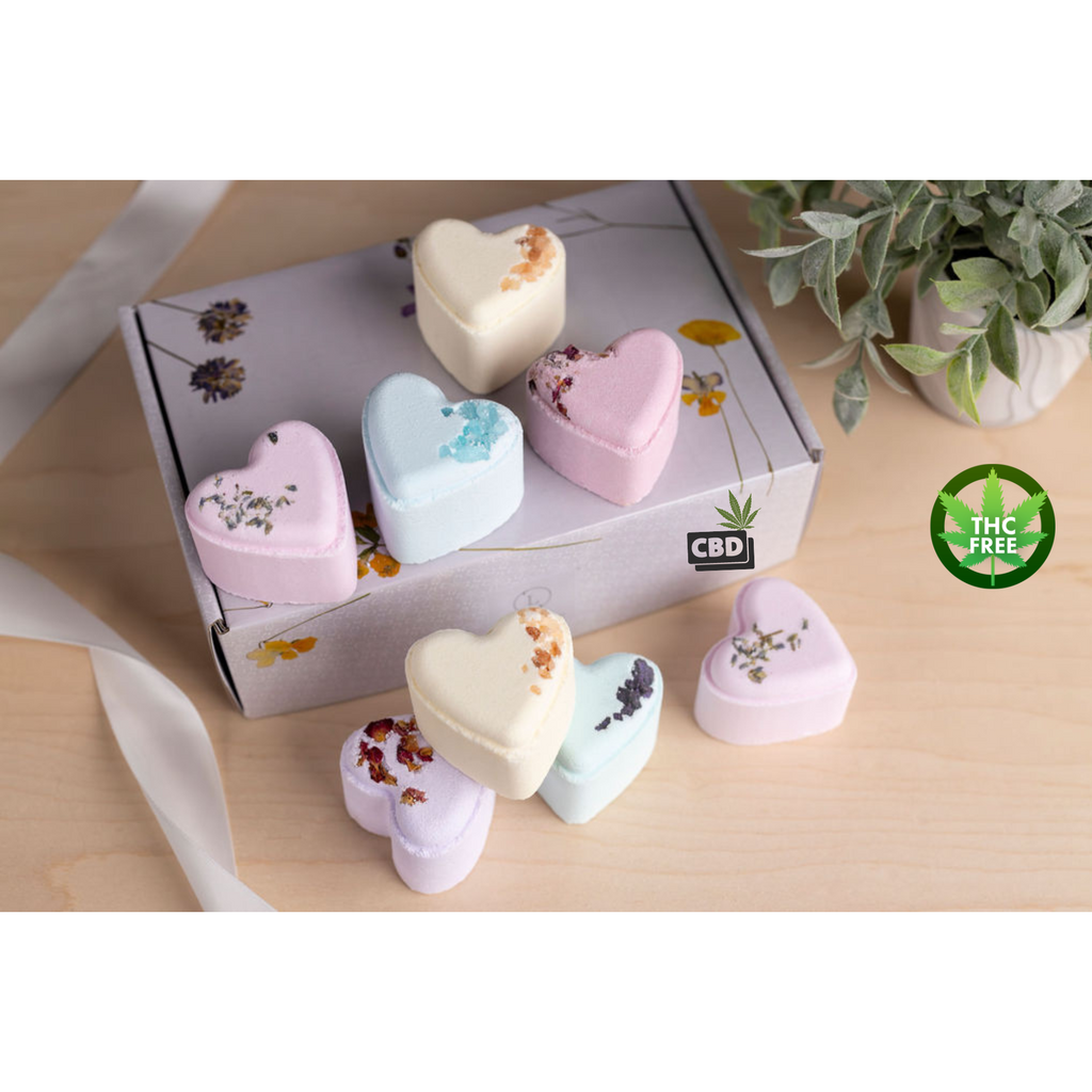 CBD Bath Bomb Gift Box | Lavender Relaxation Care Package