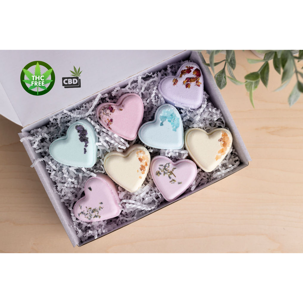 CBD Bath Bomb Gift Box | Lavender Relaxation Care Package