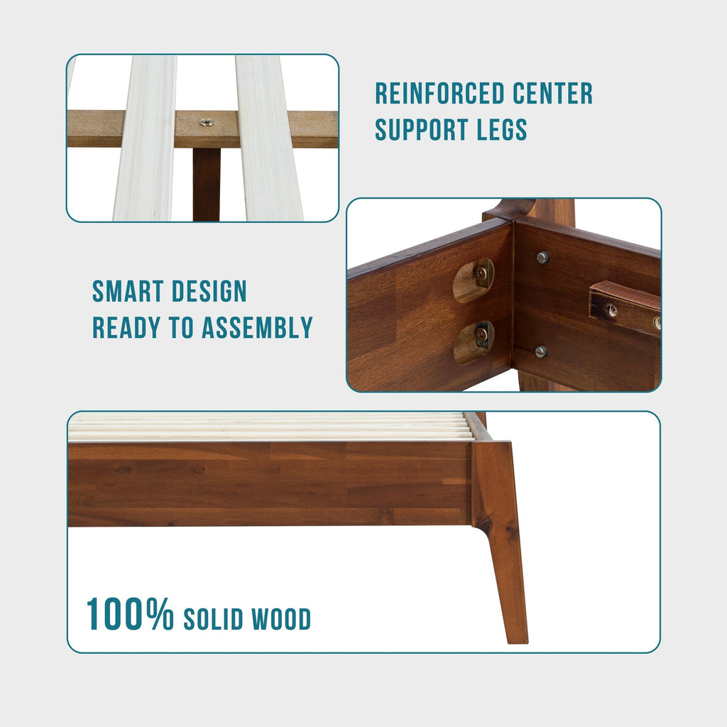 Callisto Solid Wood Bed Frame