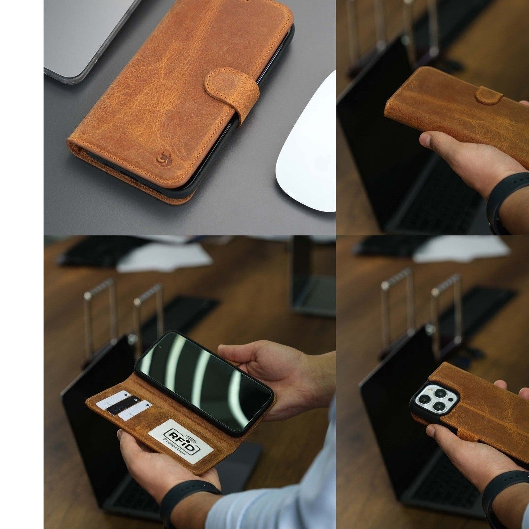 Casper Leather iPhone 14 Pro Max Wallet Case | MagSafe
