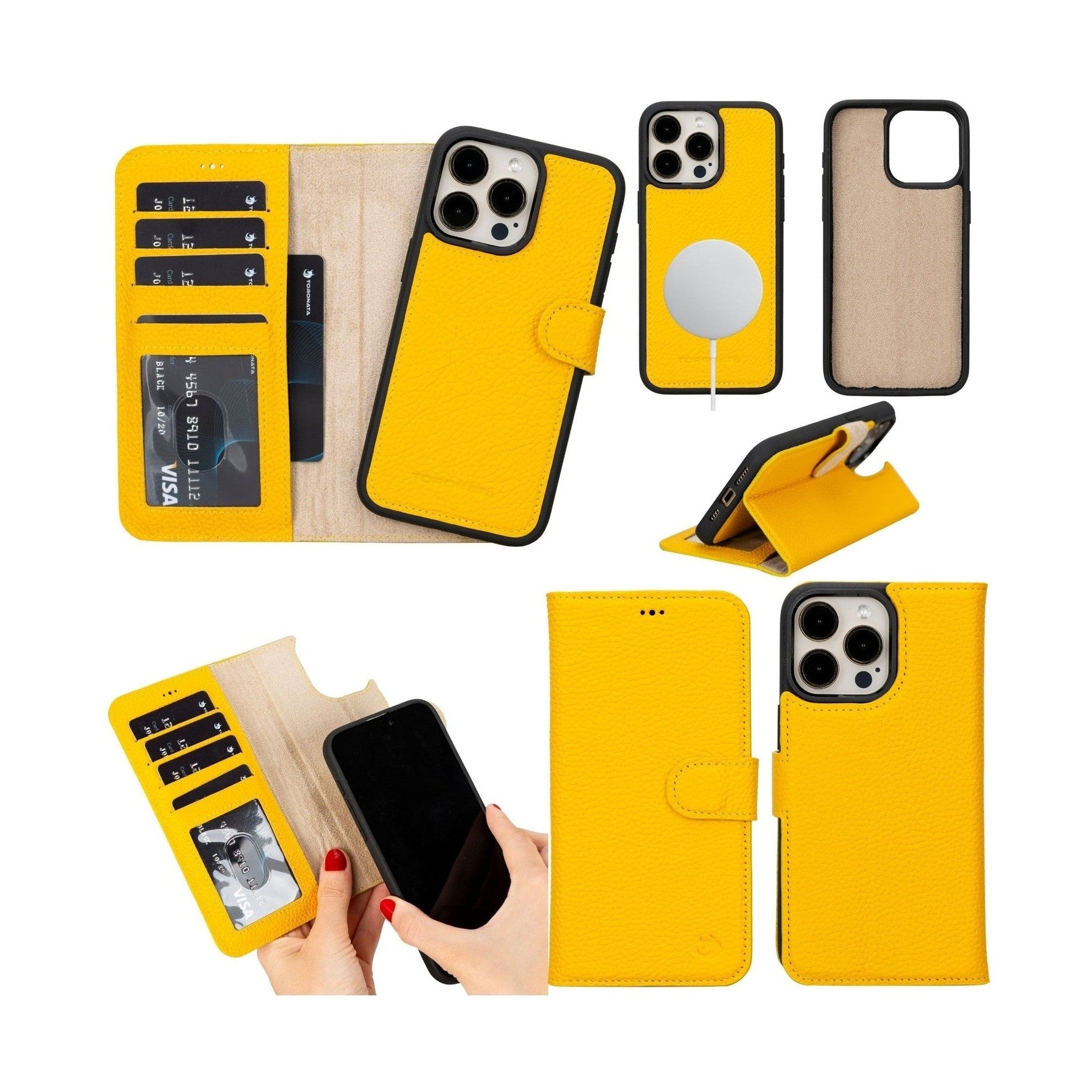 Casper Leather iPhone 14 Pro Max Wallet Case | MagSafe