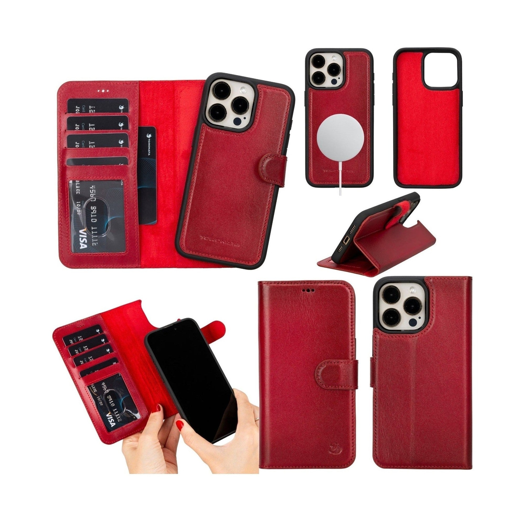 Casper Leather iPhone 14 Pro Max Wallet Case | MagSafe