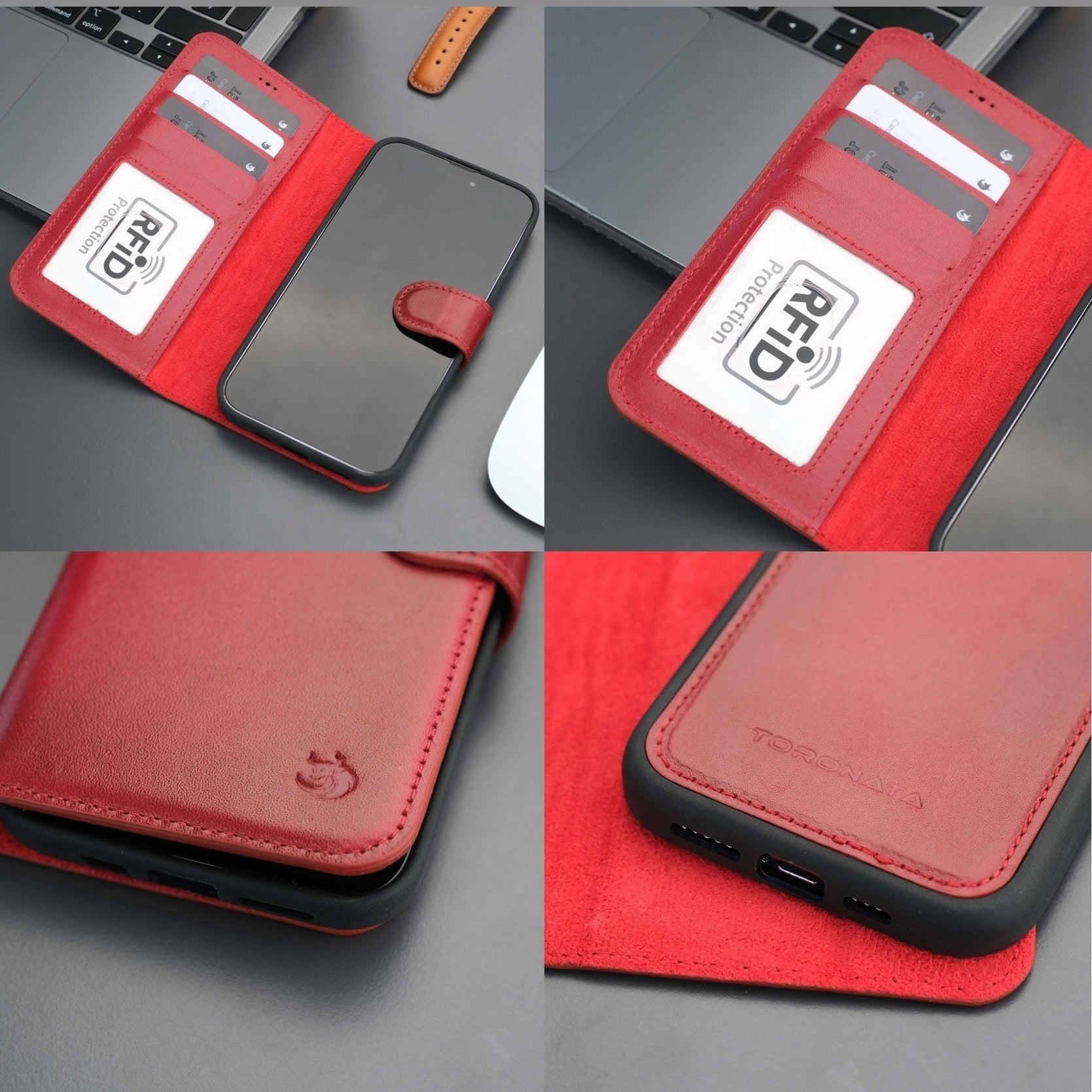 Casper Leather iPhone 14 Pro Max Wallet Case | MagSafe