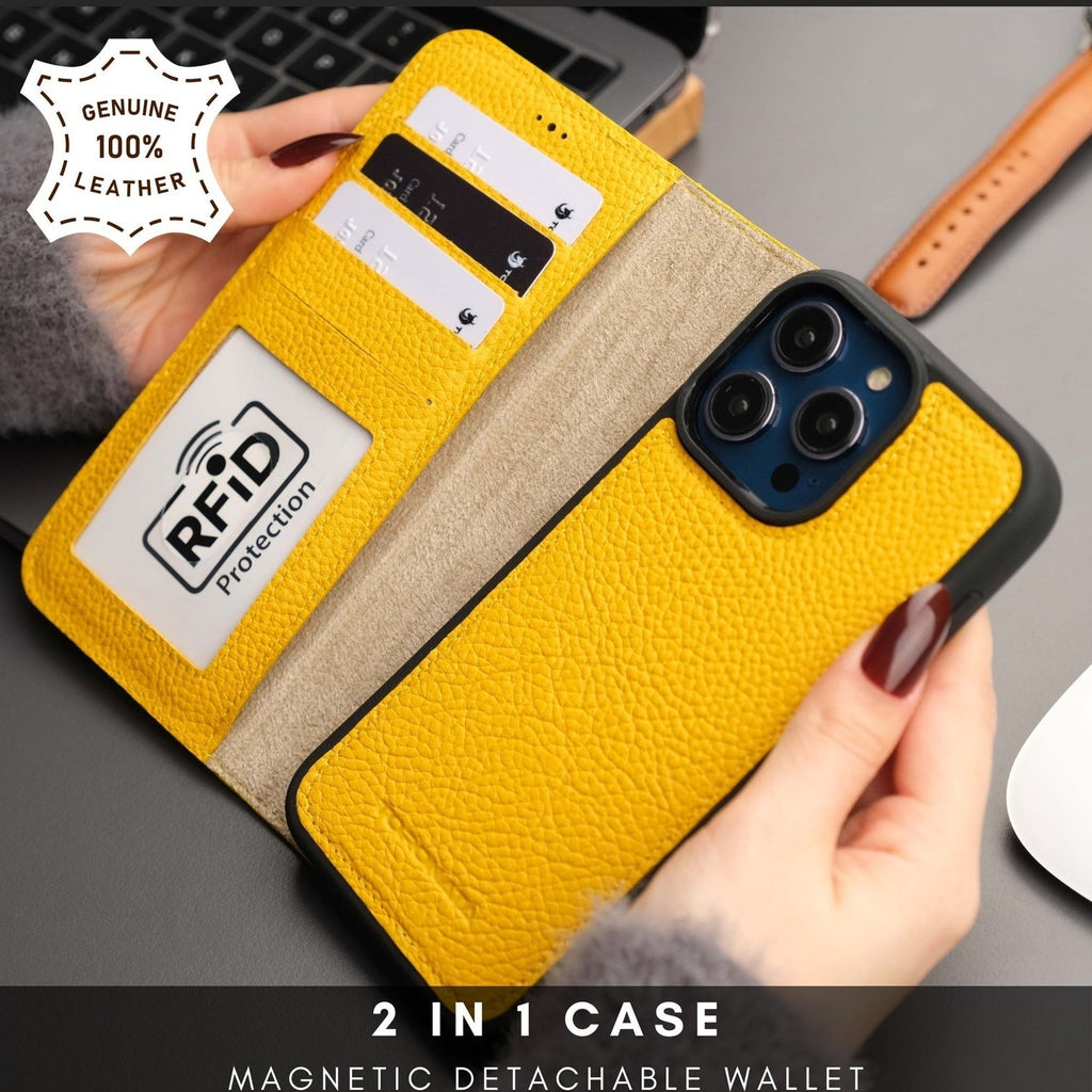 Casper Leather iPhone 14 Pro Max Wallet Case | MagSafe
