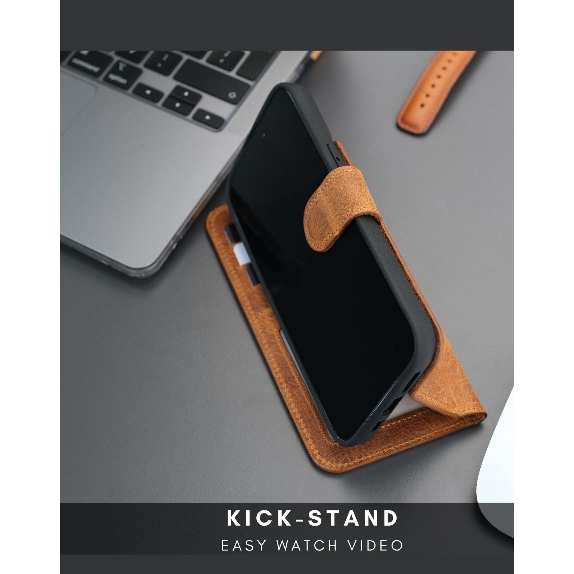 Casper Leather iPhone 14 Pro Max Wallet Case | MagSafe
