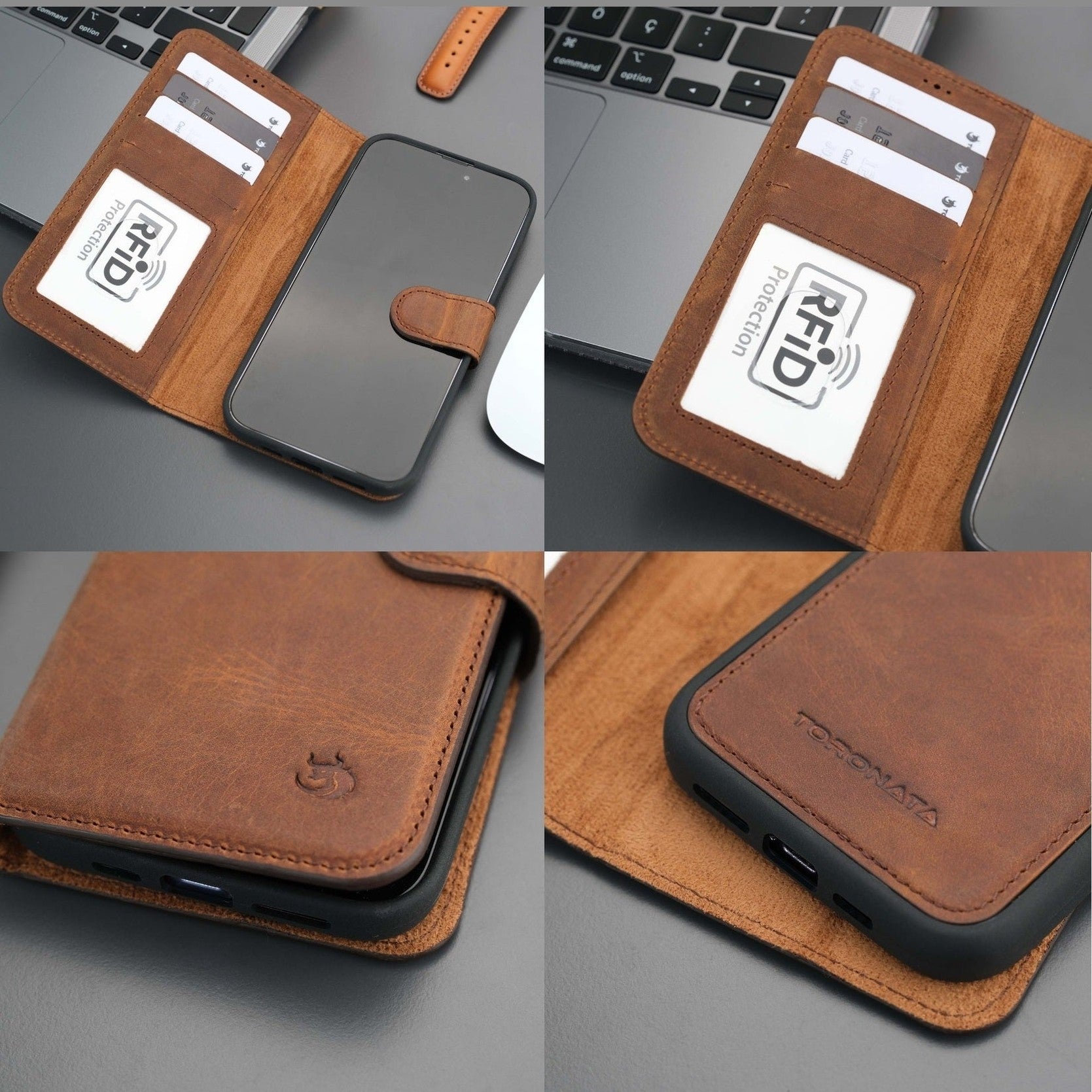 Casper Leather iPhone 14 Pro Max Wallet Case | MagSafe