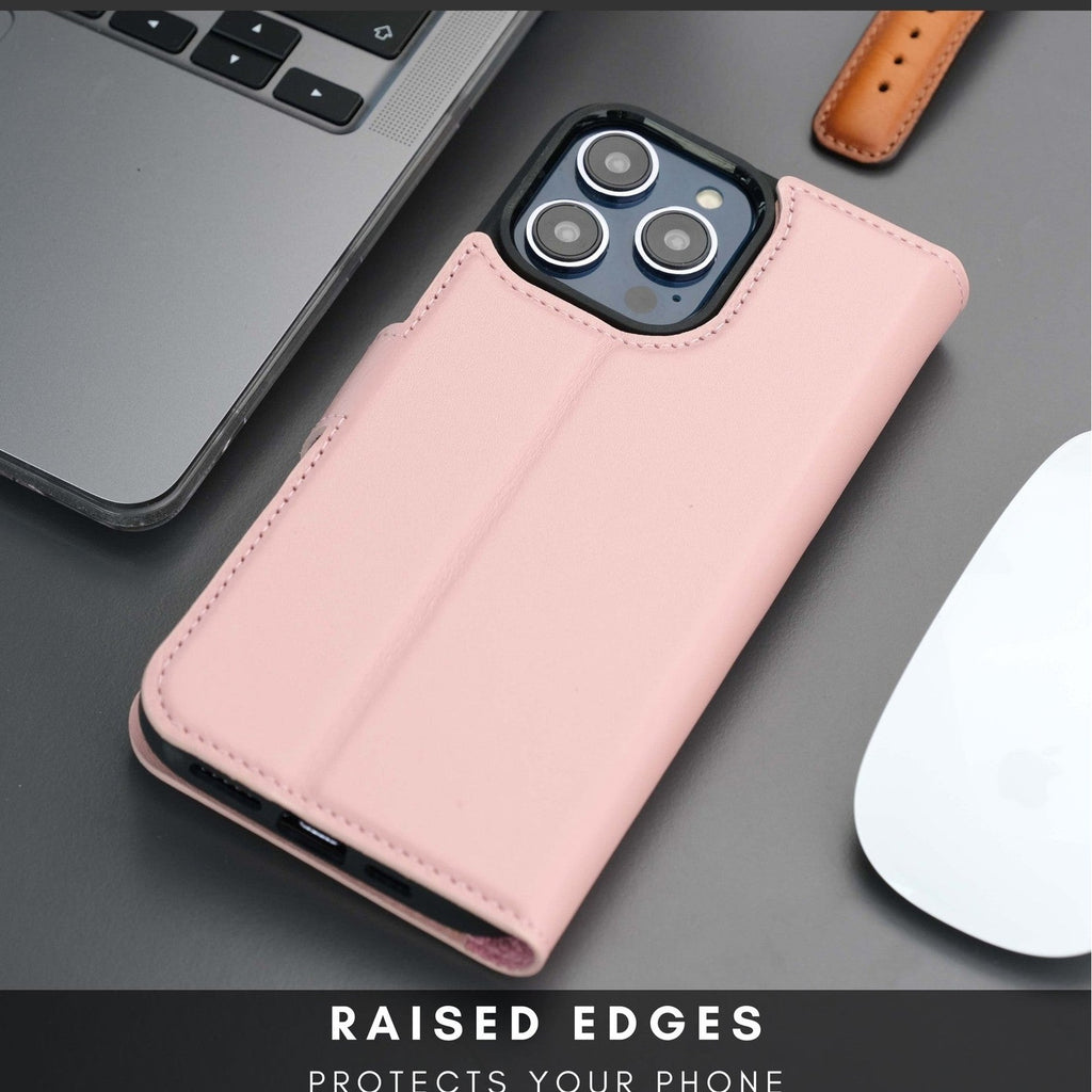 Casper Leather iPhone 15 Pro Max Wallet Case | Detachable MagSafe Compatible RFID Protection