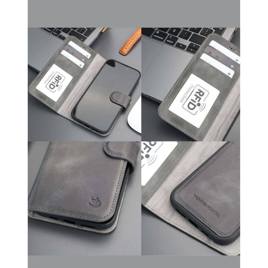 Casper iPhone 16 Plus Wallet Case Leather MagSafe
