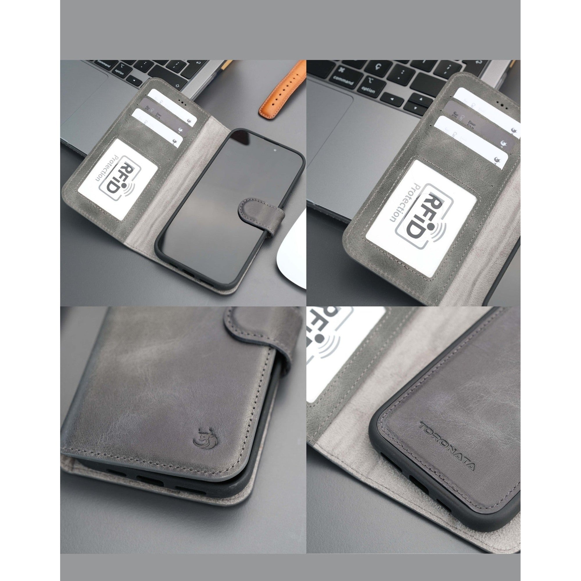 Casper iPhone 16 Plus Wallet Case Leather MagSafe