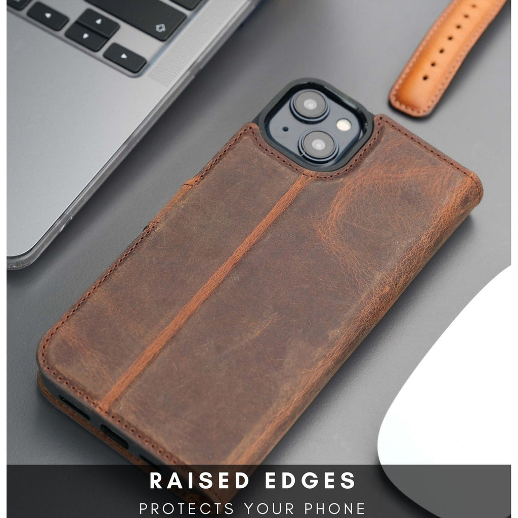 Casper iPhone 16 Wallet Case Leather MagSafe