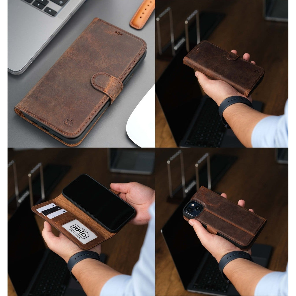 Casper iPhone 16 Wallet Case Leather MagSafe