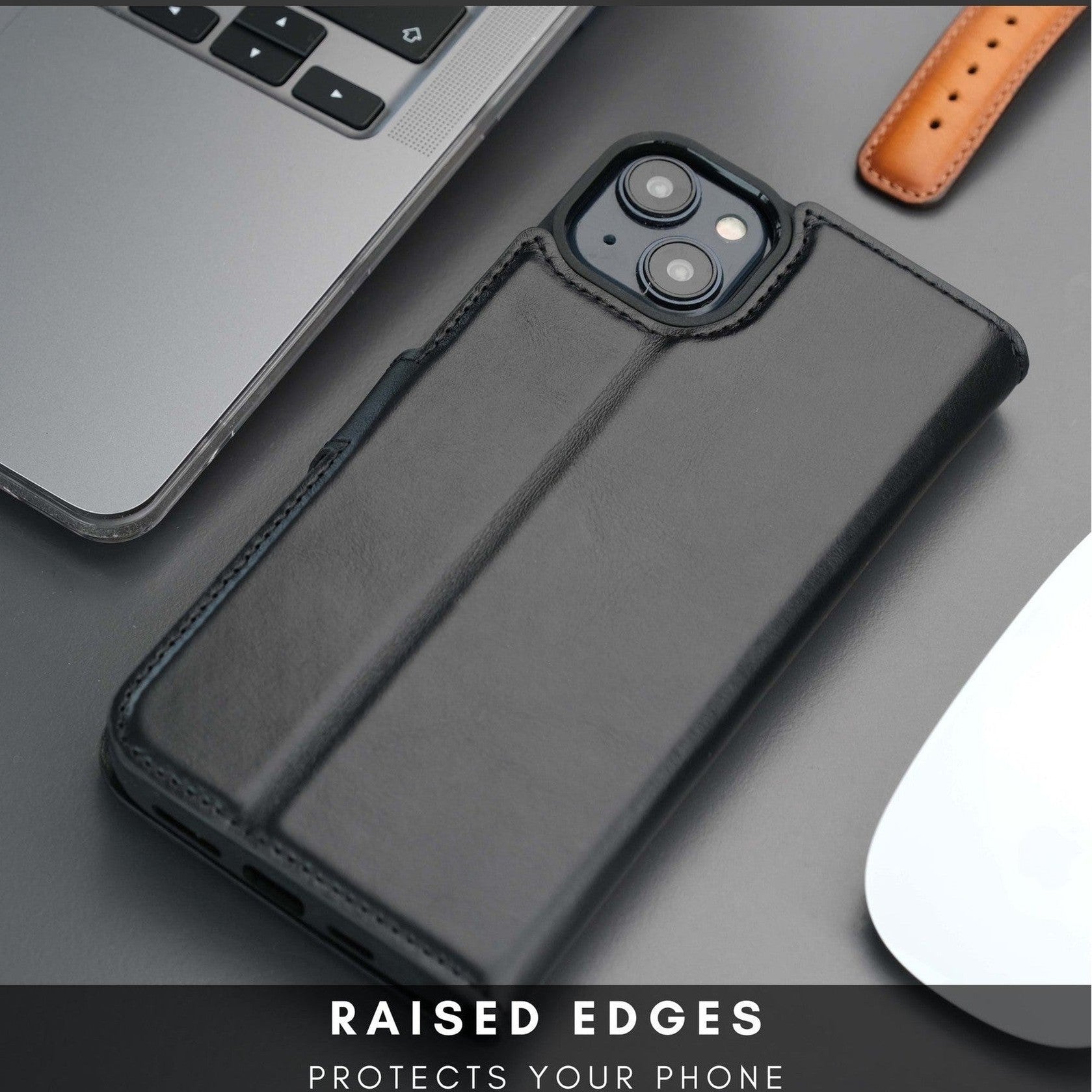 Casper iPhone 16 Wallet Case Leather MagSafe