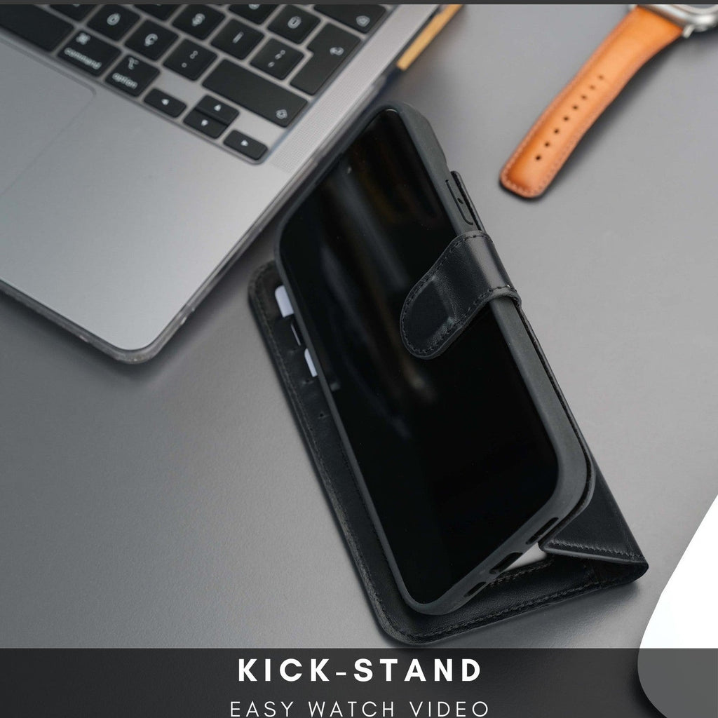 Casper iPhone 16 Wallet Case Leather MagSafe