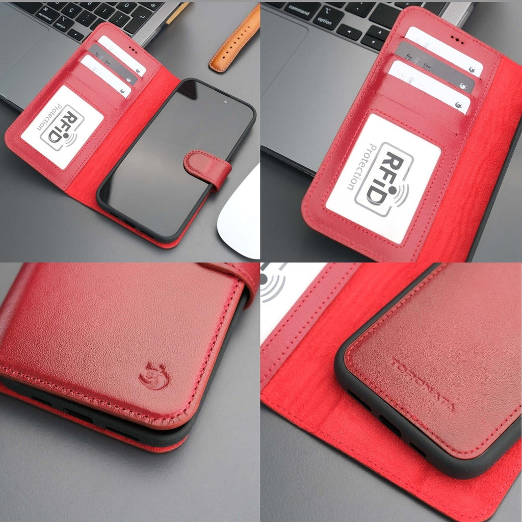 Casper iPhone 16 Wallet Case Leather MagSafe