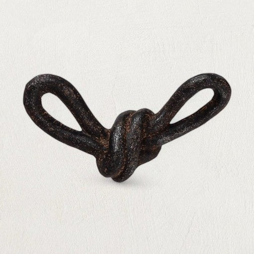Cast Iron Black Knot Décor