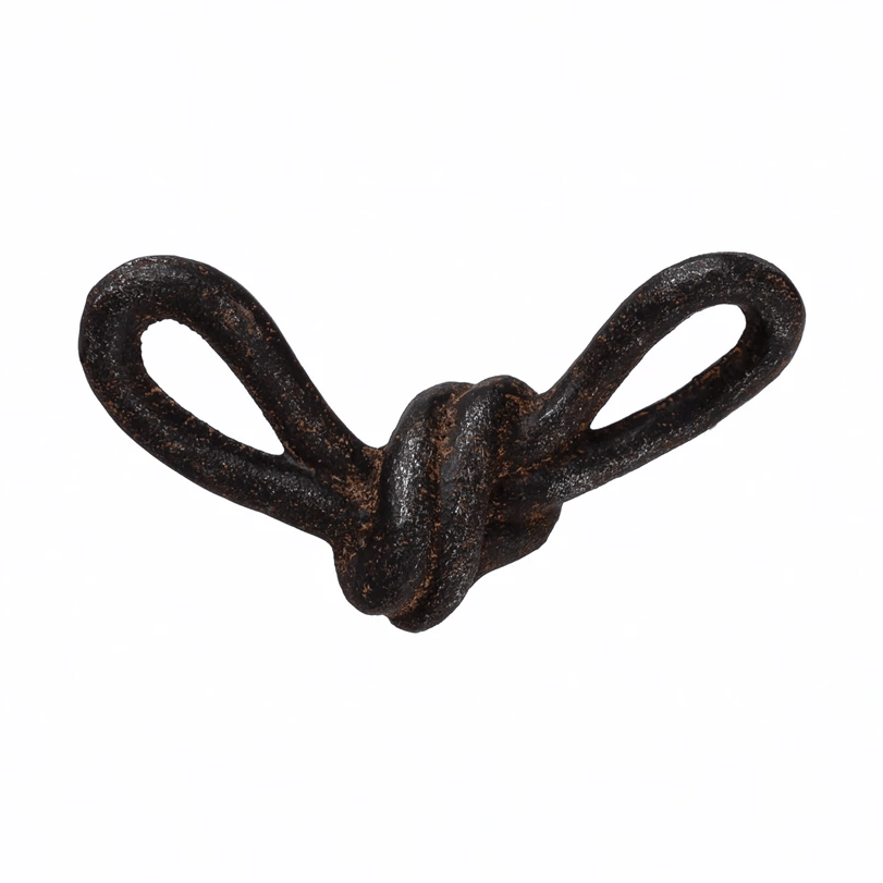 Cast Iron Black Knot Décor