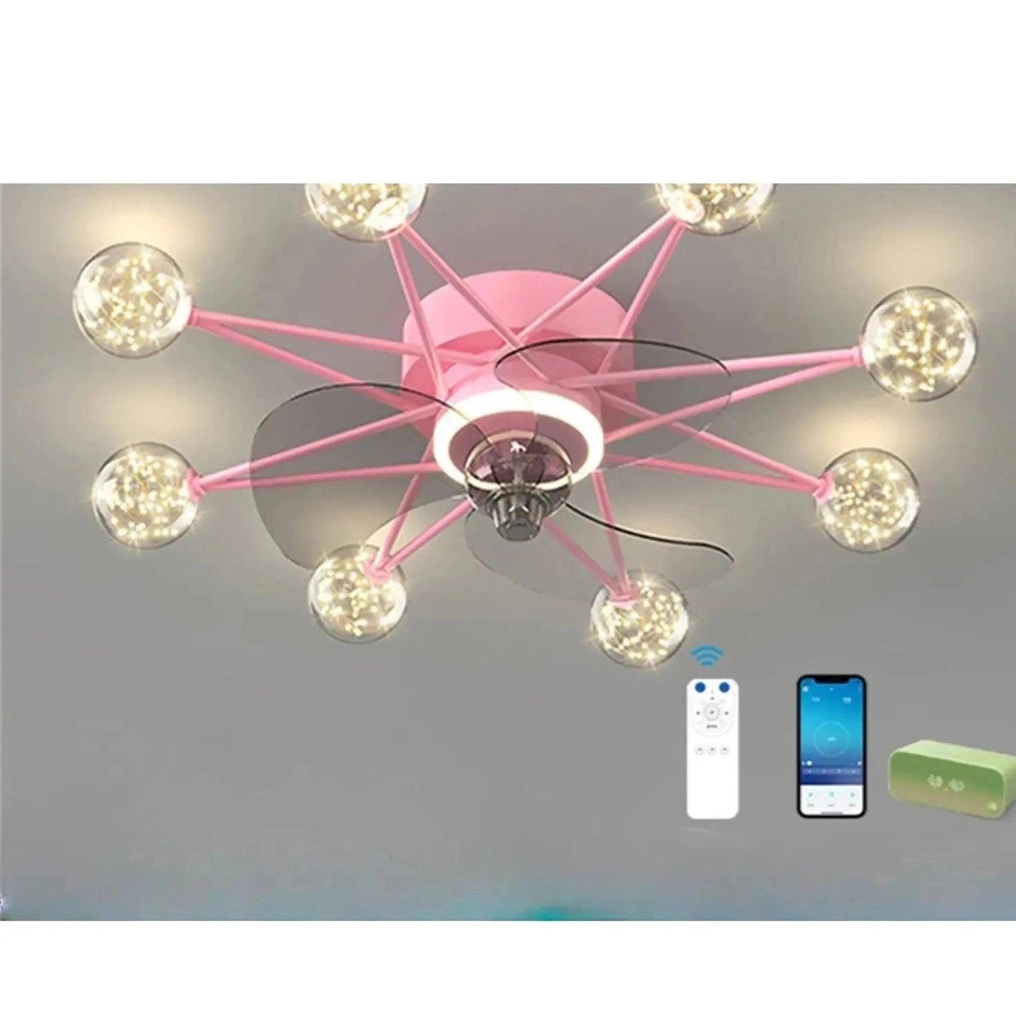 Ceiling Fan Light Modern Design for Living & Dining Room