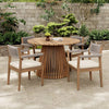 Characteristically Weatherproof AcaciaWood OutdoorDiningSet PremiumCrafted PatioFurniture | SAKSBY