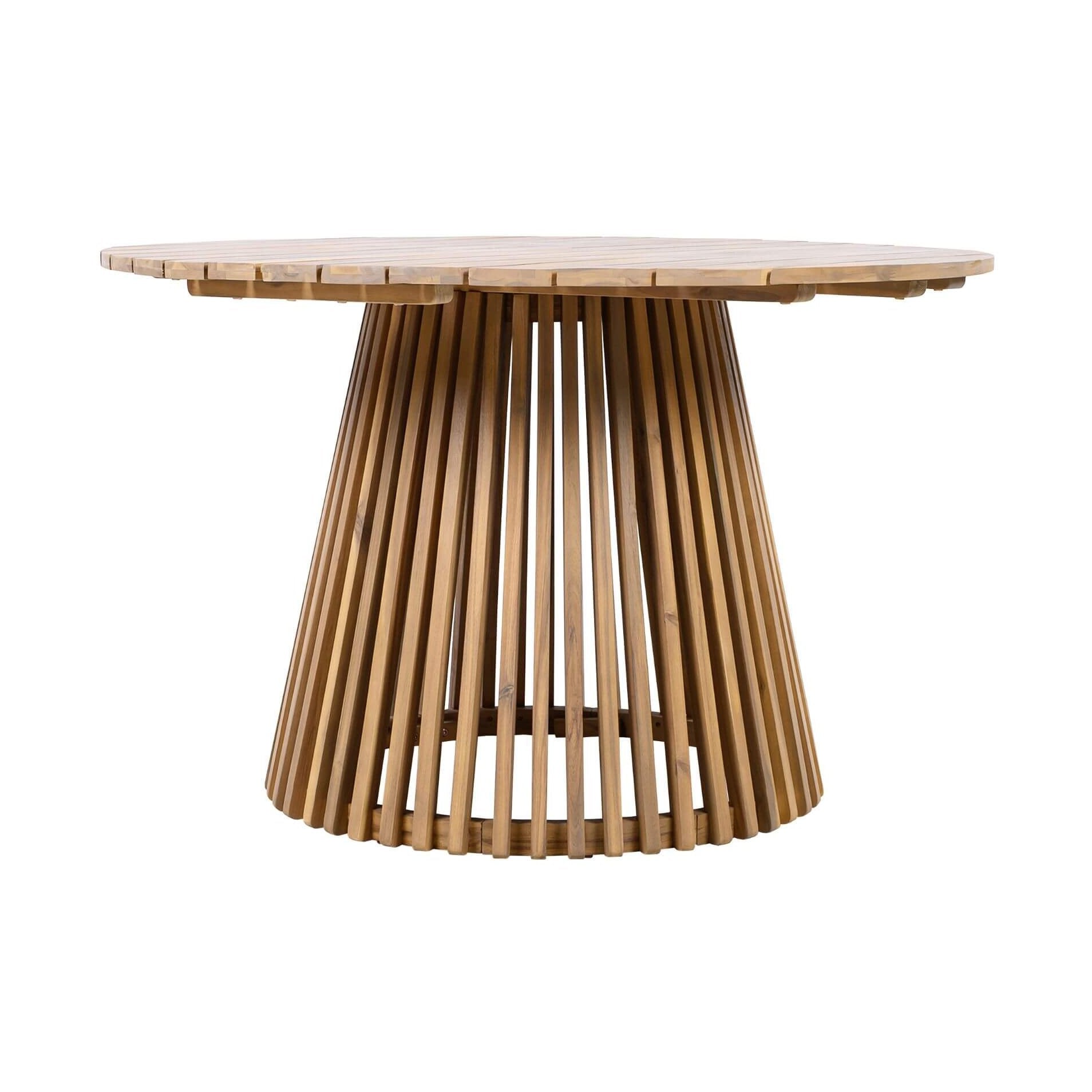 Characteristically Weatherproof AcaciaWood OutdoorDiningSet PremiumCrafted PatioFurniture | SAKSBY