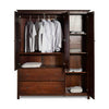 Cherry Wood Finish Bedroom Wardrobe Armoire Cabinet Closet by HomePacific