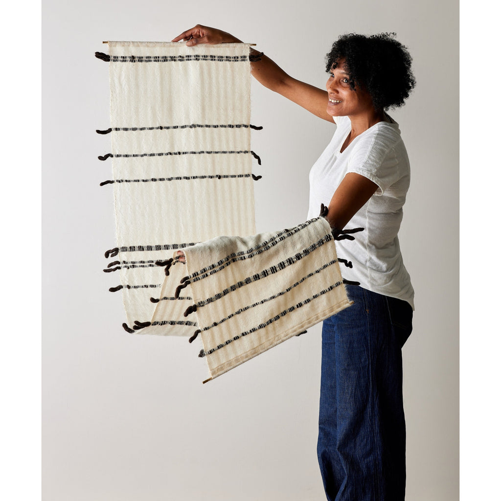 Chiaroscuro Handwoven Cotton Wall Hanging