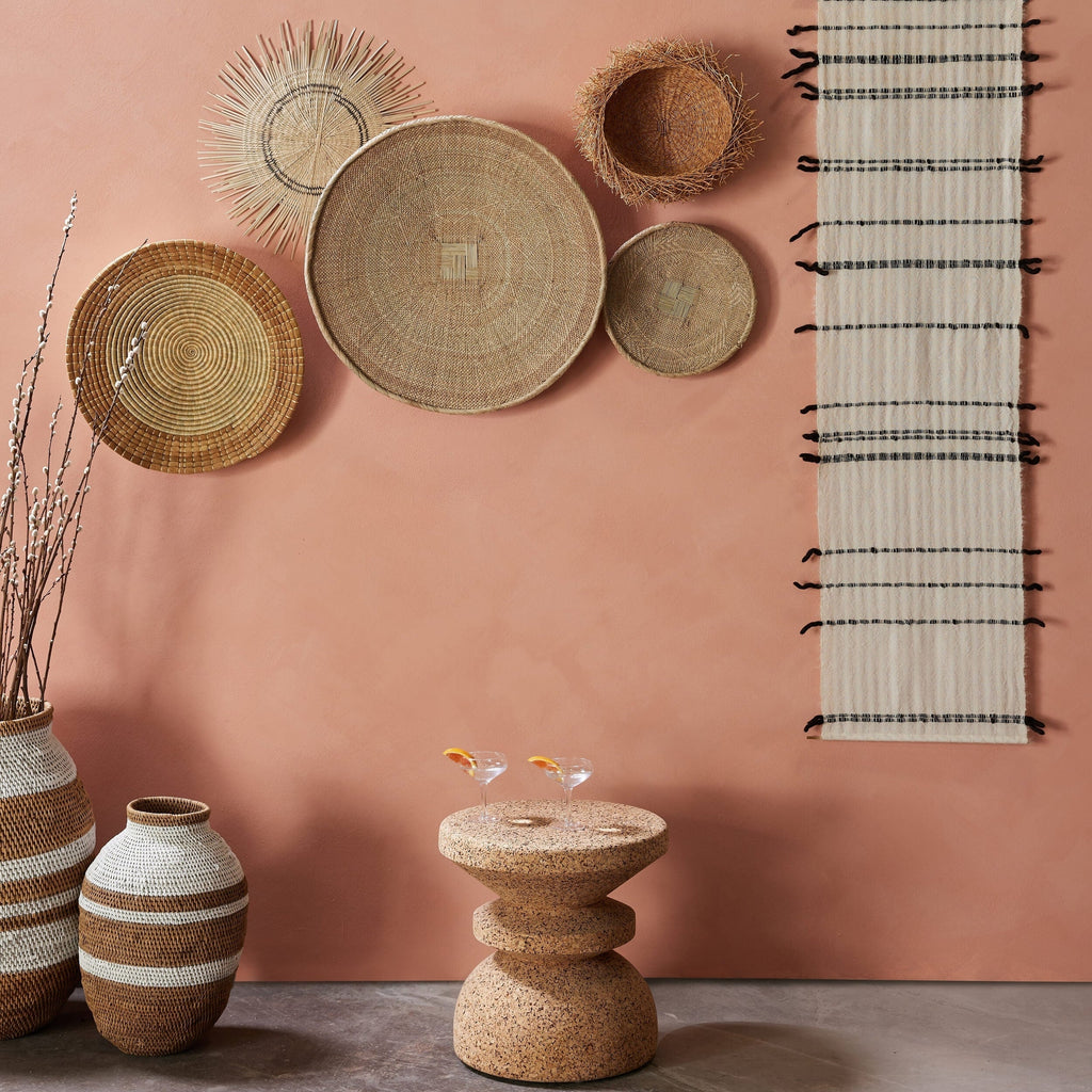 Chiaroscuro Handwoven Cotton Wall Hanging