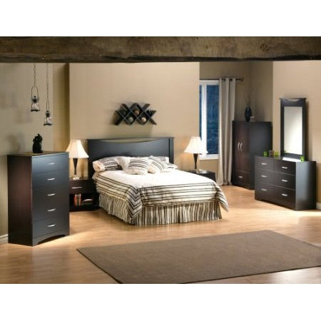 Chocolate Finish Bedroom Chest 5-Drawer | Eco Friendly CARB Compliant Panels by HomePacific