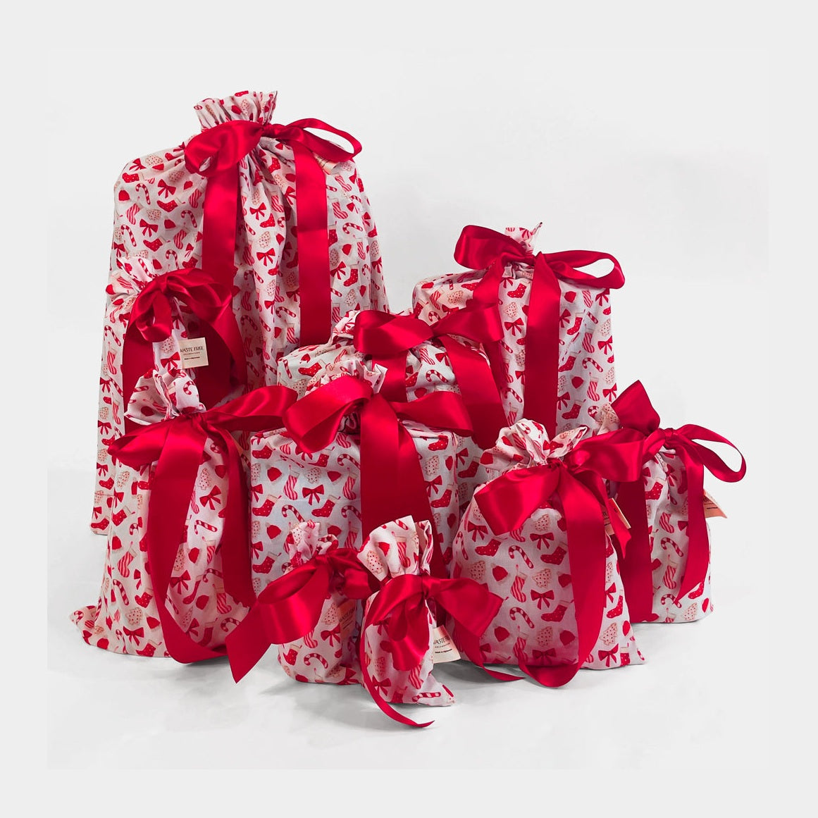 Christmas Cookies and Candy (Reusable Gift Bag Set)
